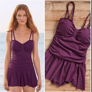 Sundance Seas The Day One Piece Swimsuit in Aubergine
